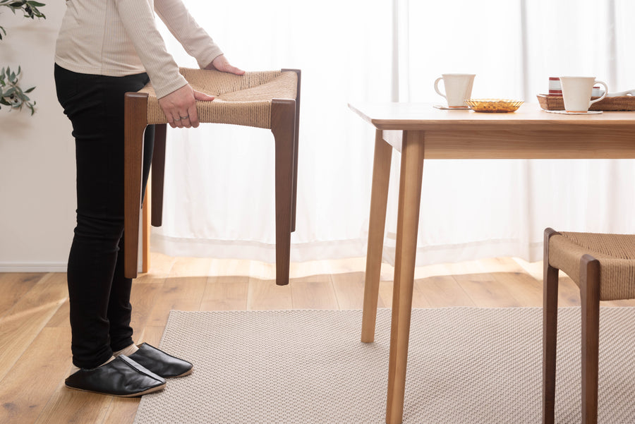 Paper Cord Stool, Brown