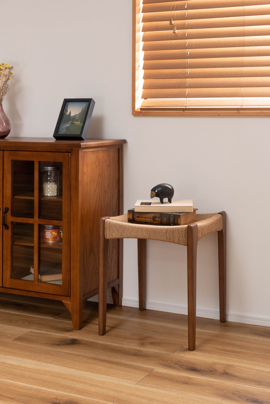 Paper Cord Stool, Brown