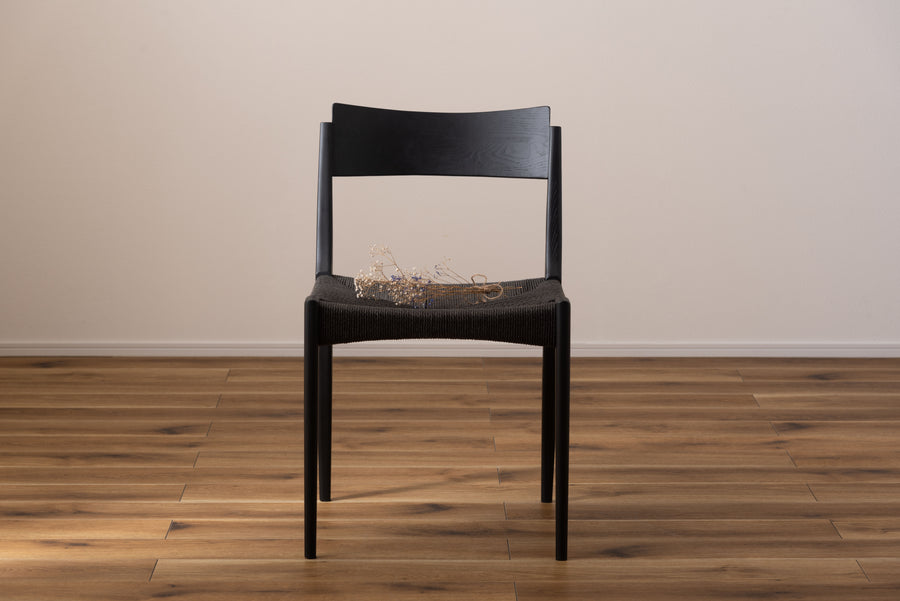 Paper Cord Chair, Black