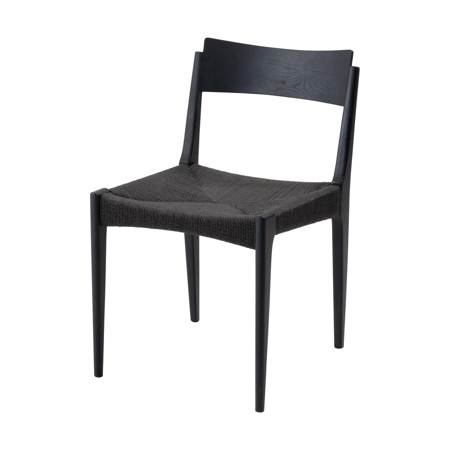 Paper Cord Chair, Black