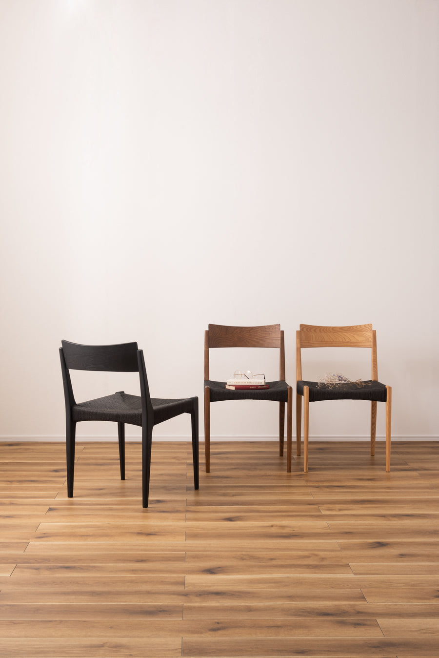 Paper Cord Chair, Black