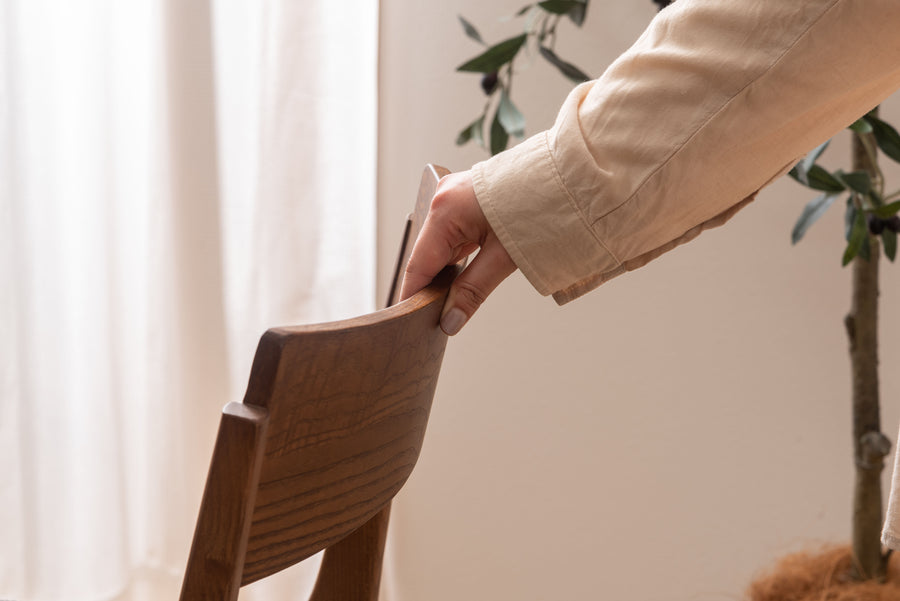 Paper Cord Chair Brown