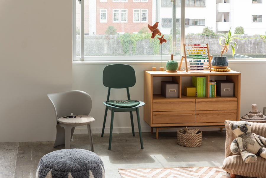 ミニチェア グレー