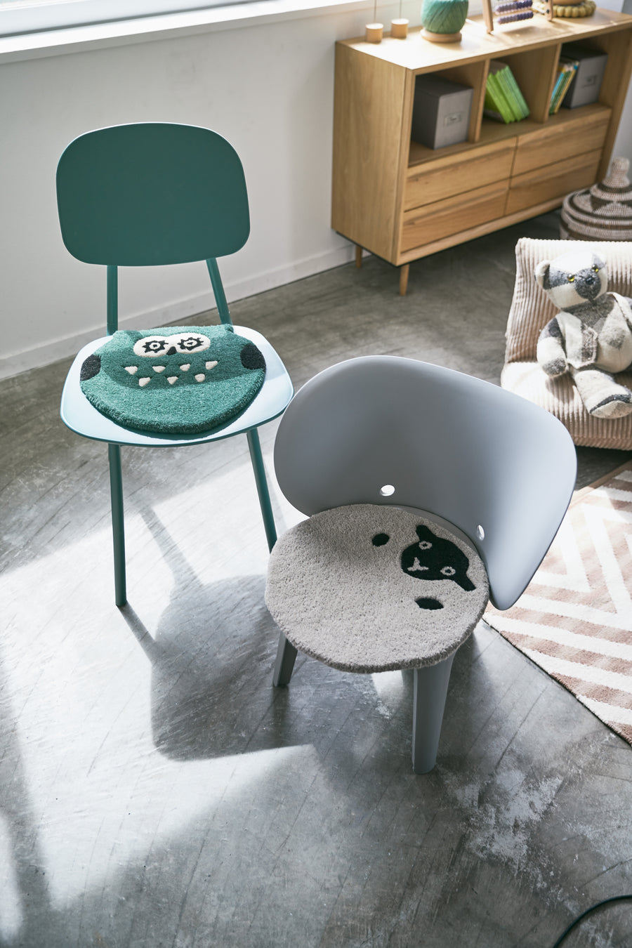 ミニチェア グレー