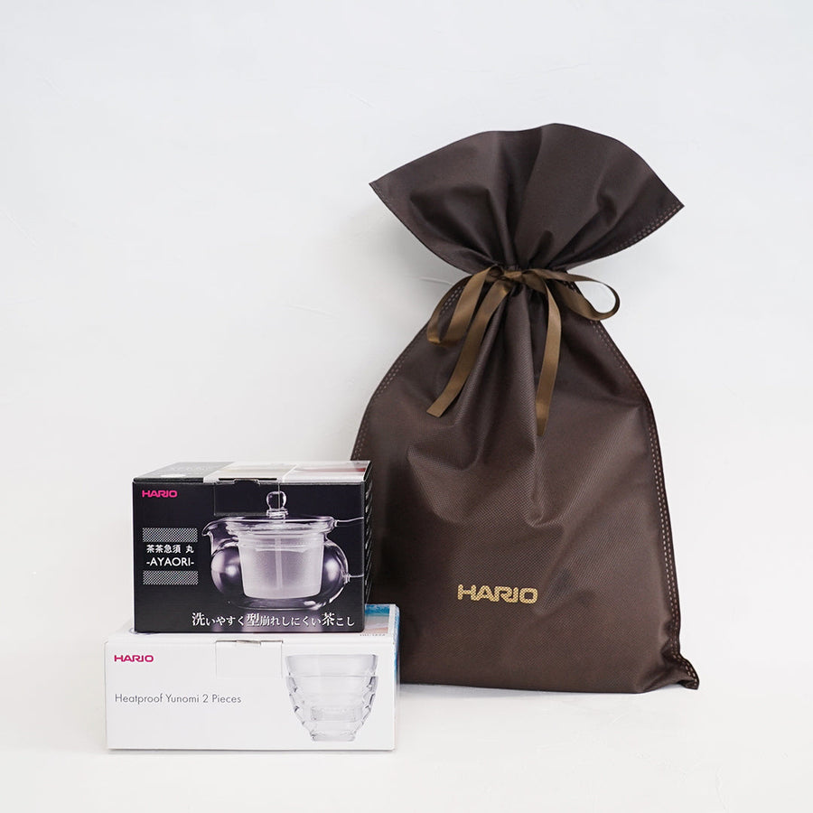 茶茶急須・丸 AYAORI&耐熱湯呑み２個セット