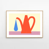 Amélie Lehoux Red Watering Can A4
