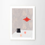 Ana Frois Orange Pendant 30×40cm