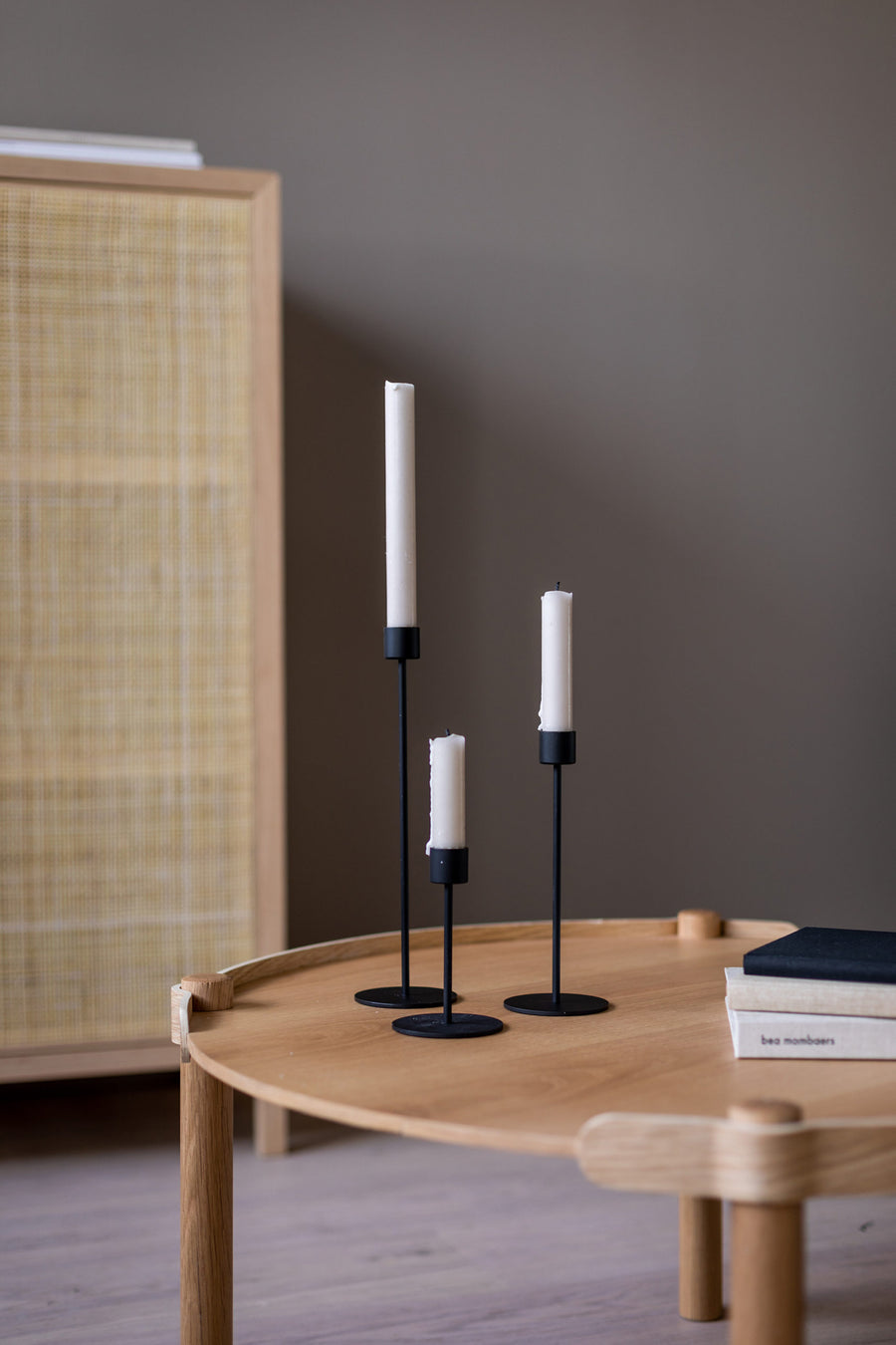 Cooee Design(クーイーデザイン) Candlestick 13cm Black - MIRUMU