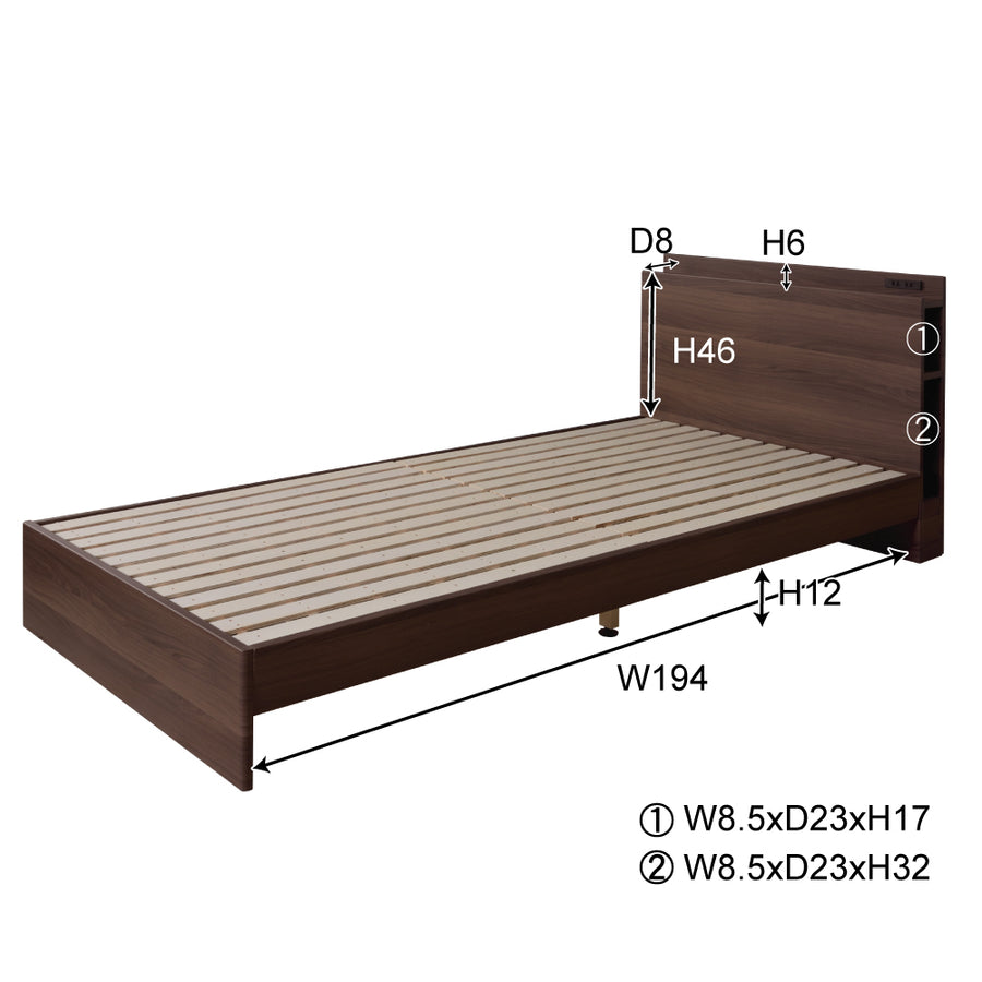 シングルベッド ナチュラル