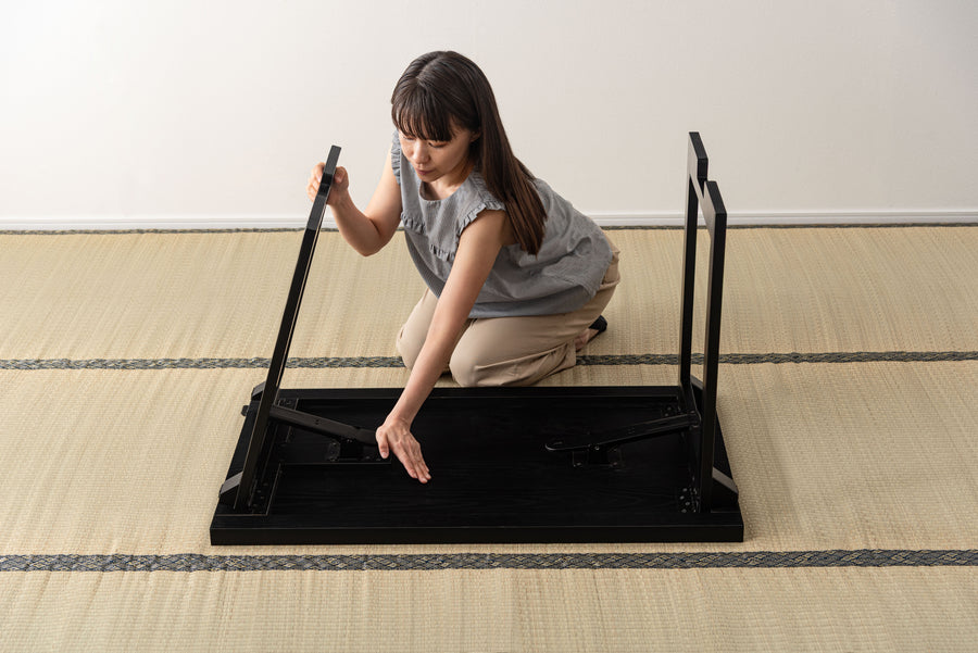 法事テーブル ブラック