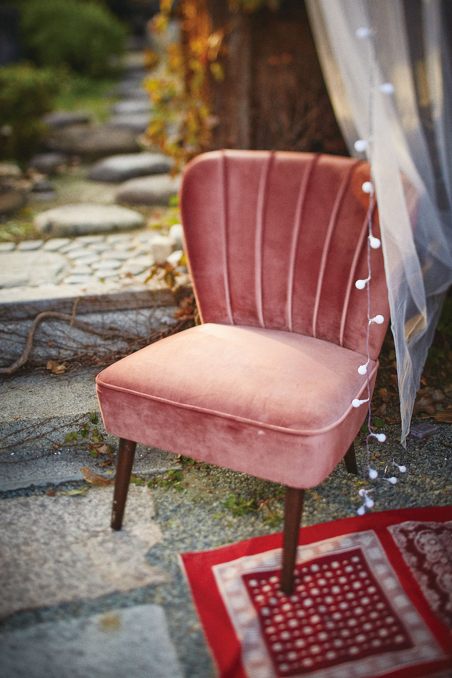 ビューグ チェア ピンク