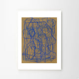 Berit Mogensen Lopez Blue Doodle A4