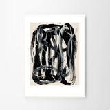 Berit Mogensen Lopez Black and White 50×70cm
