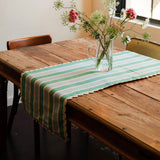 Biscuit Table Runner Green / Blue