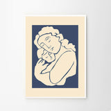 By Garmi Woman with Child A4