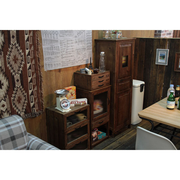 ドキュメントチェスト 3D ブラウン