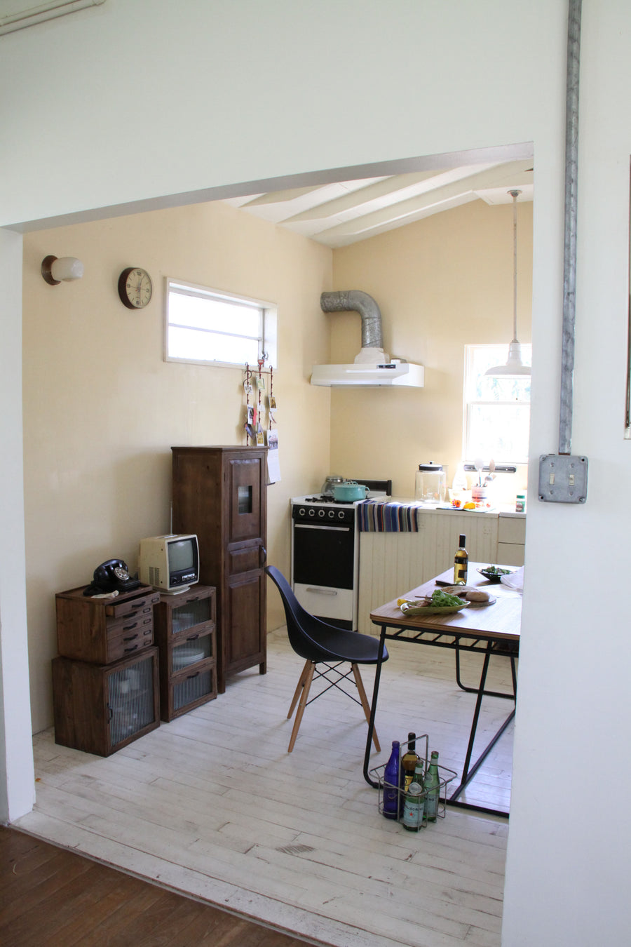 フラップチェスト ブラウン