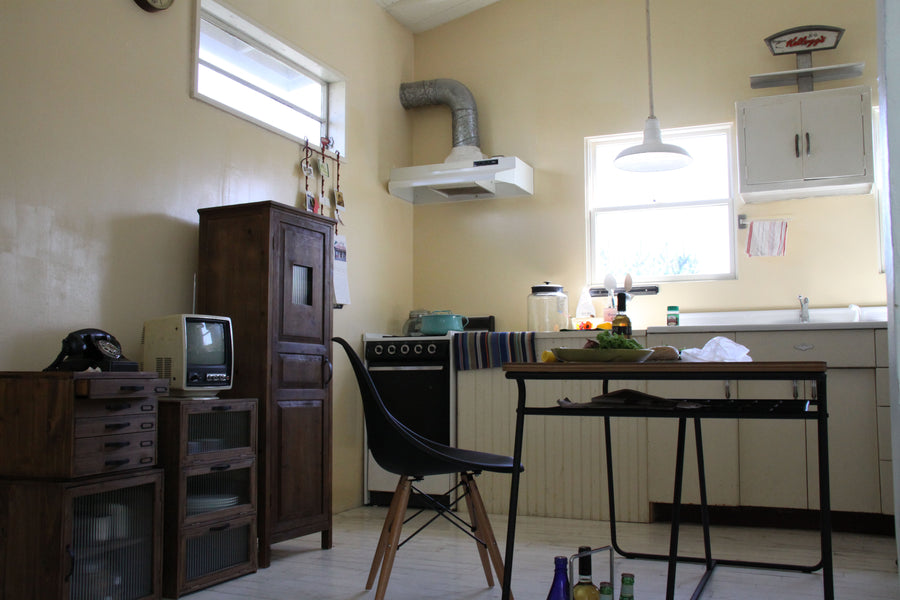 フラップチェスト ブラウン