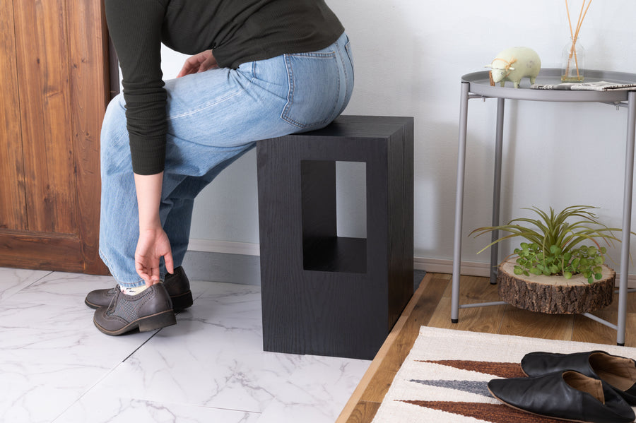 セル サイドテーブル ブラック