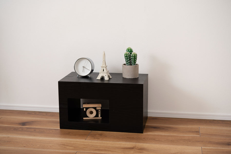 セル サイドテーブル ブラック