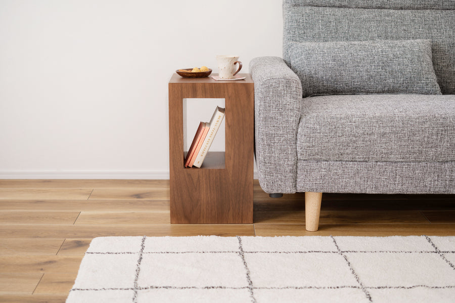 セル サイドテーブル ブラウン