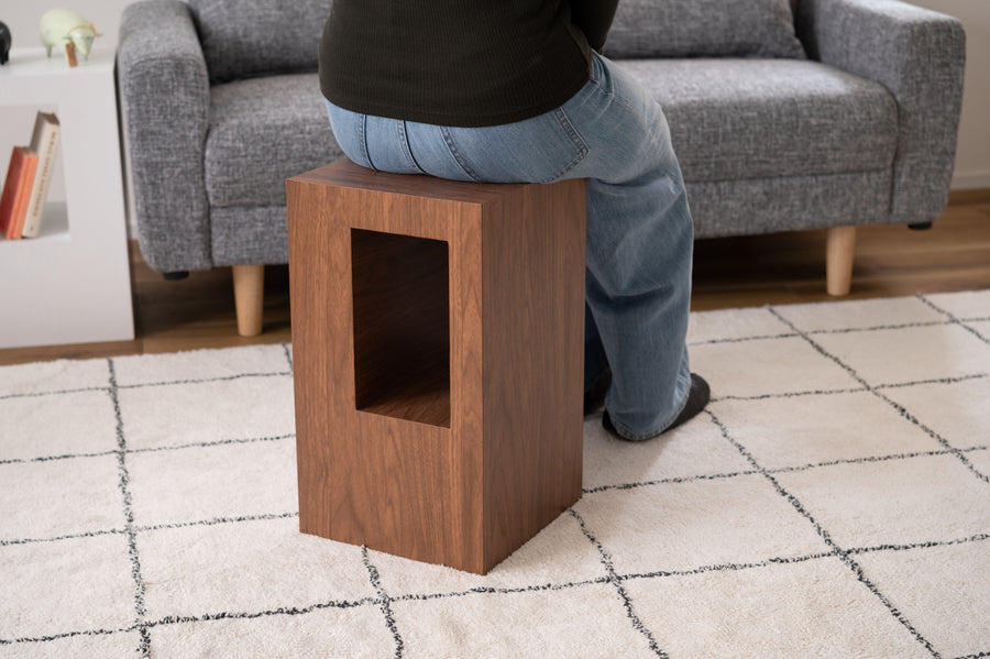 セル サイドテーブル ブラウン