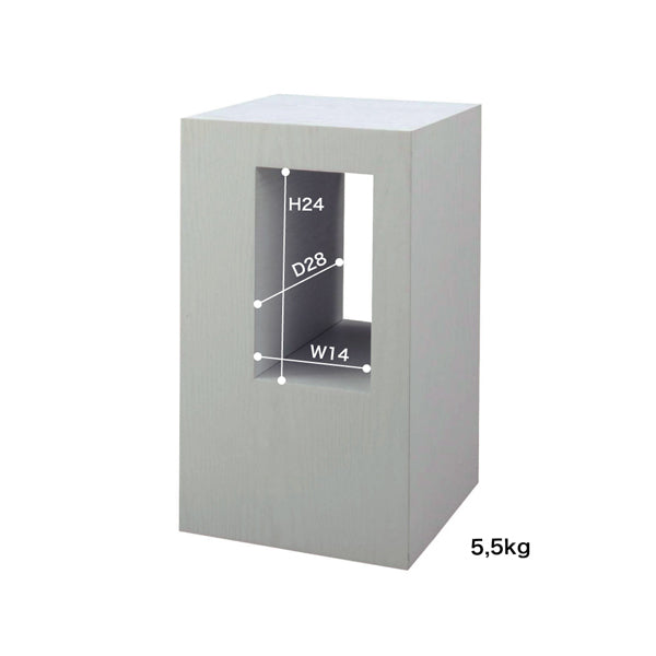 セル サイドテーブル ブラウン