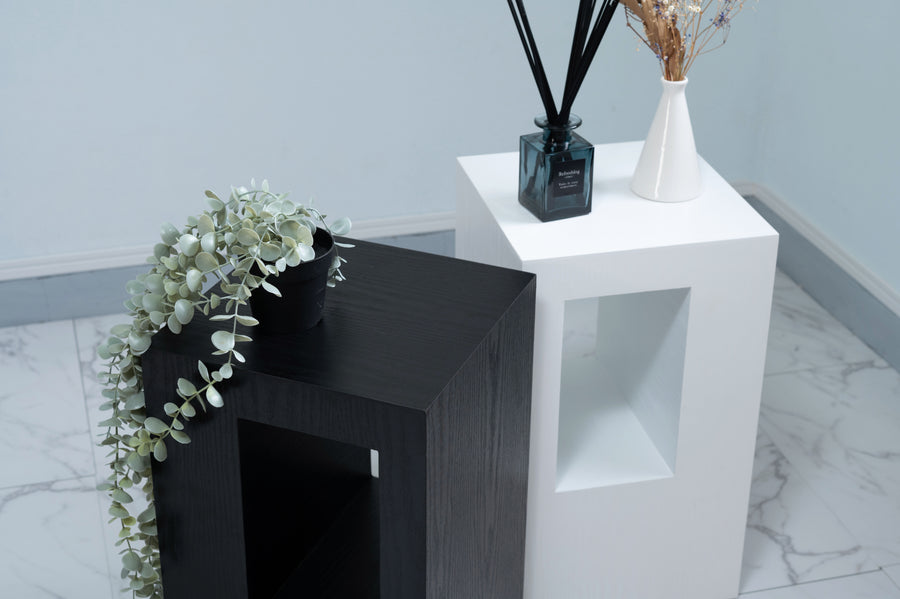 セル サイドテーブル ブラック