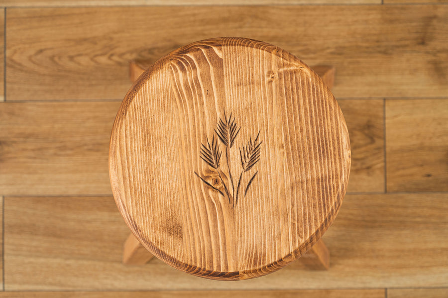 フォレ スツール丸 ナチュラル