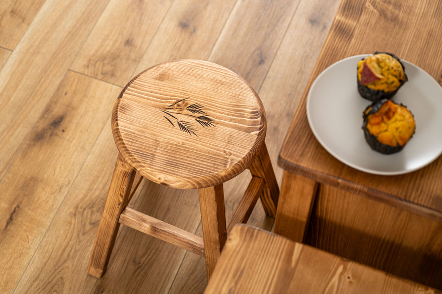 フォレ スツール丸 ナチュラル