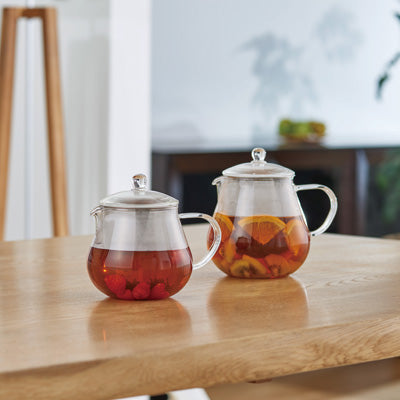 Leaf Teapot Clear 450ml
