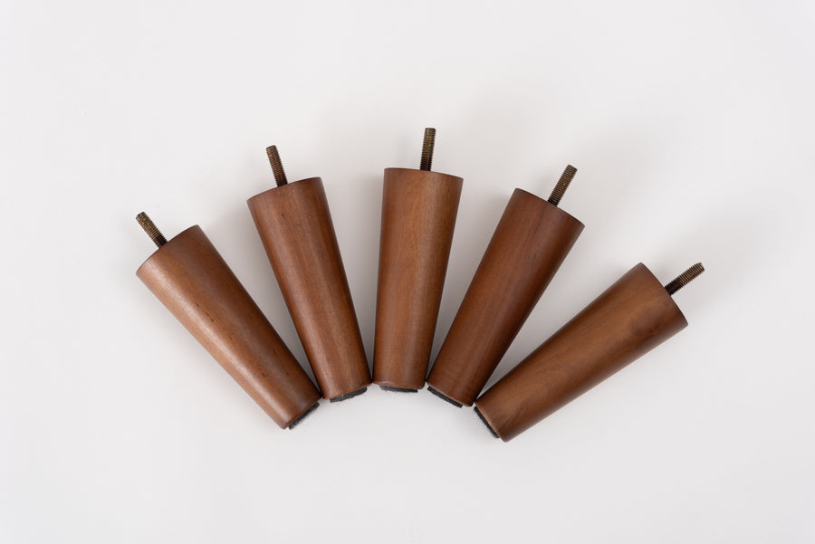 ソファ脚（5本セット）ライトブラウン