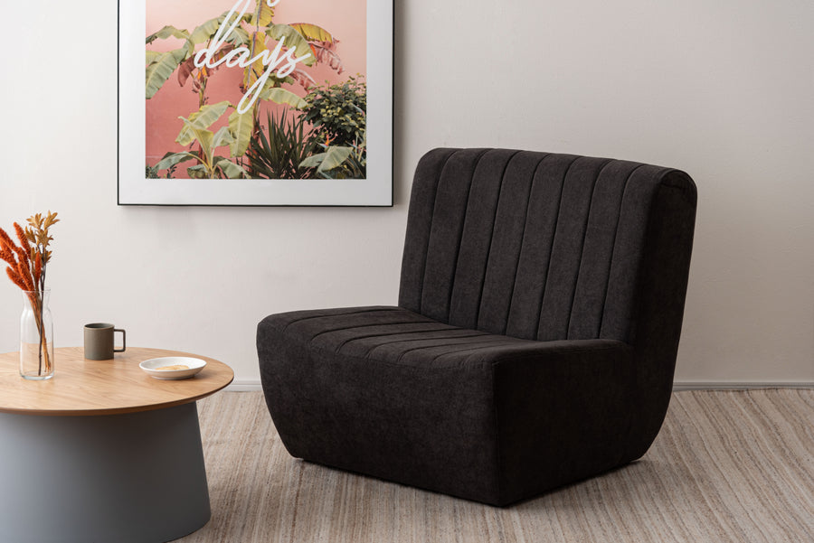 フロアソファ チャコールグレー