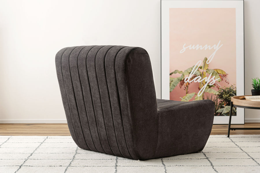 フロアソファ チャコールグレー