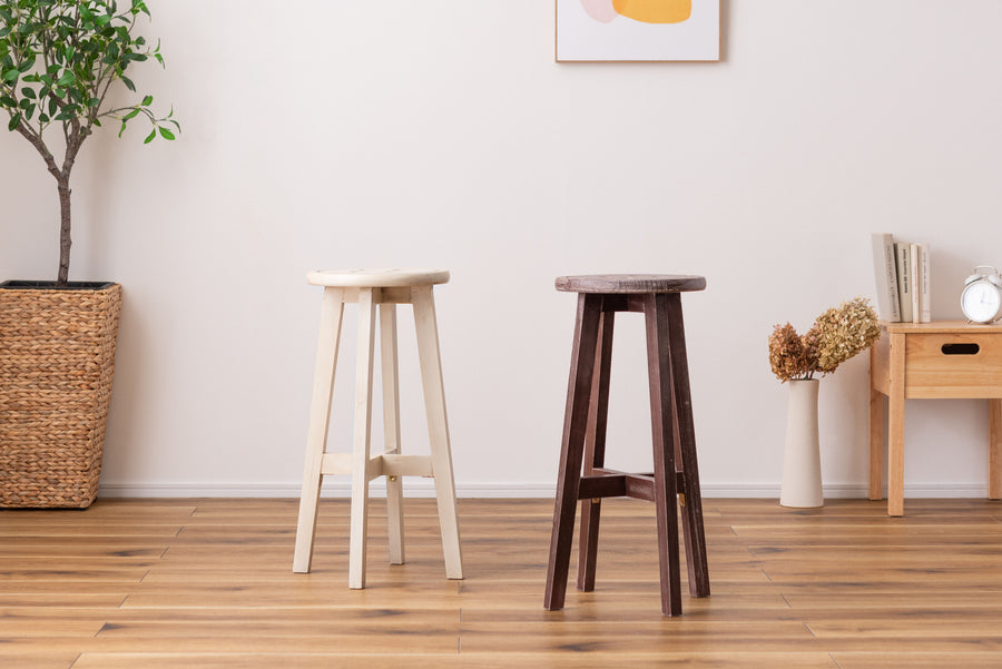 Bottone High Stool Brown