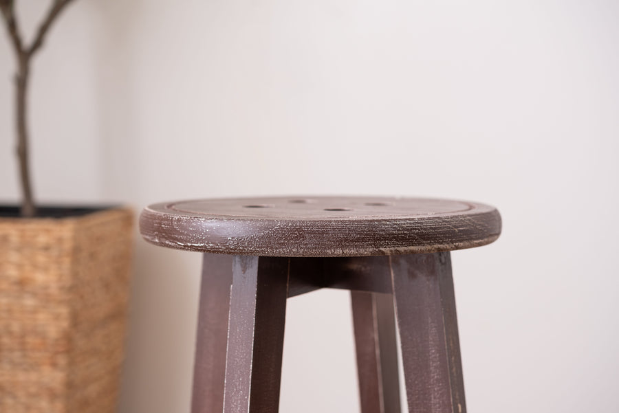 Bottone High Stool Brown