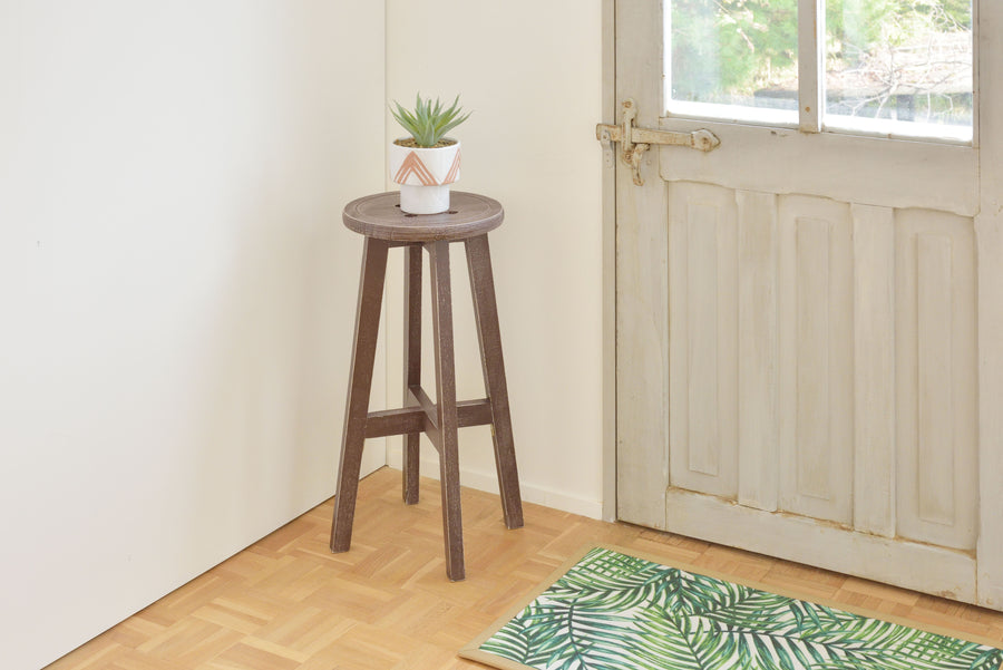 Bottone High Stool Brown