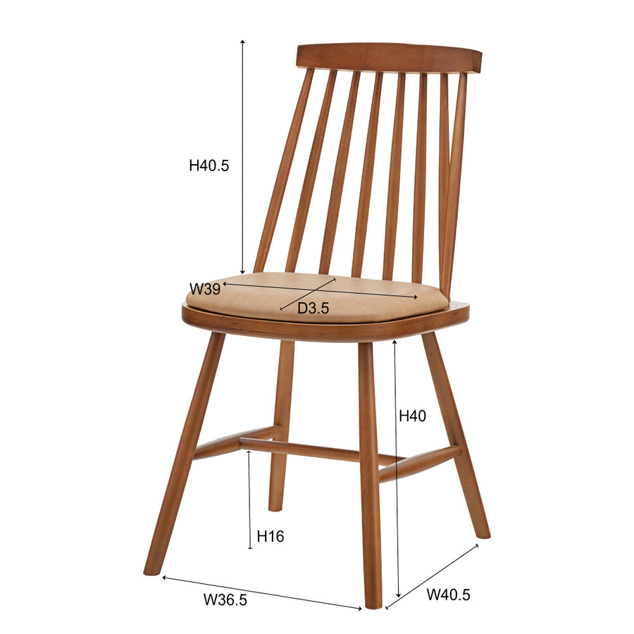 Dining chair brown