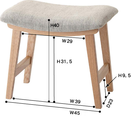 Tropez Stool Beige