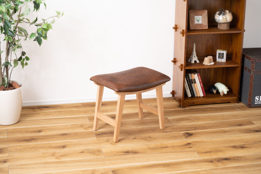 Tropez Stool Dark Brown