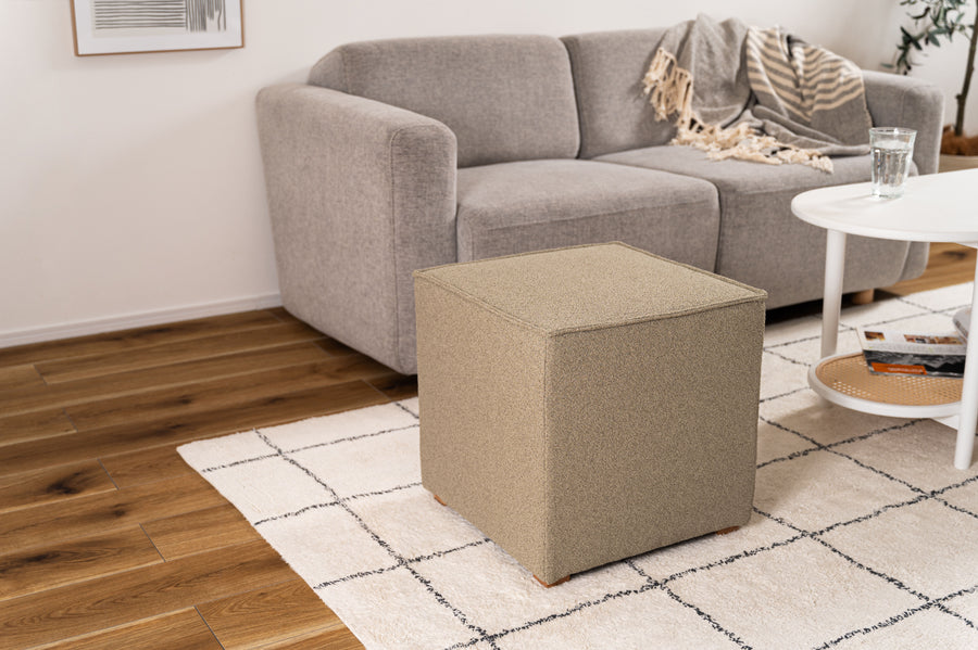 Cube Stool Olive