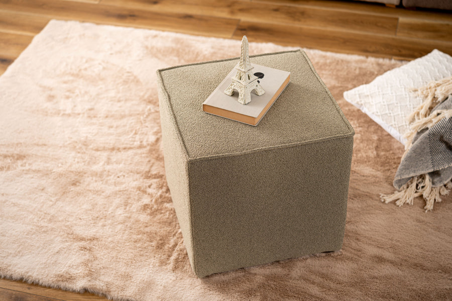 Cube Stool Olive