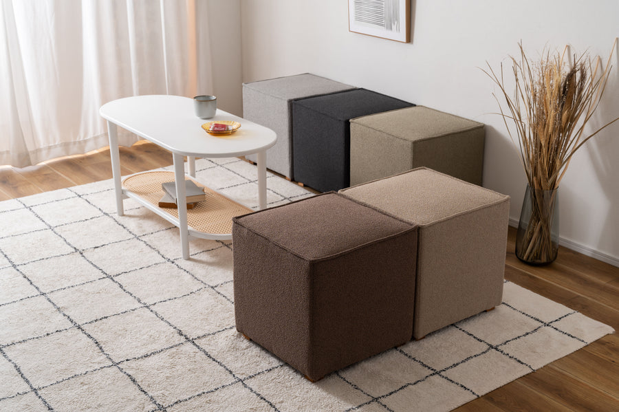 Cube Stool Olive