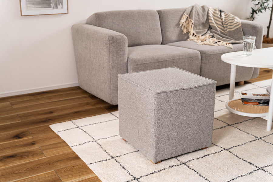 Cube Stool Smokey Gray