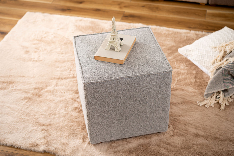 Cube Stool Smokey Gray