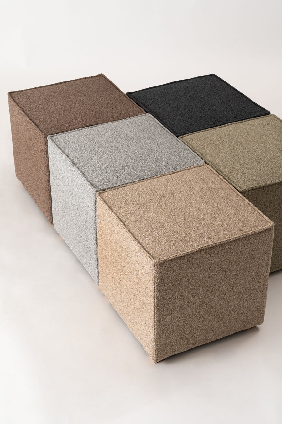 Cube Stool Smokey Gray