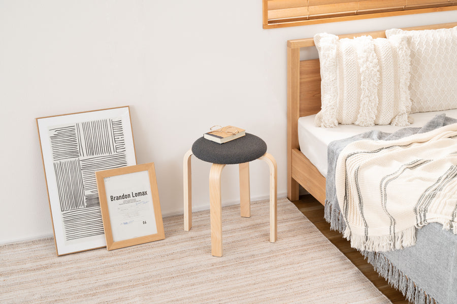 スツール チャコールグレー