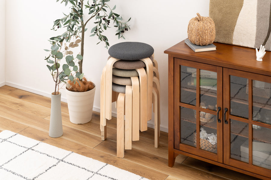 スツール チャコールグレー