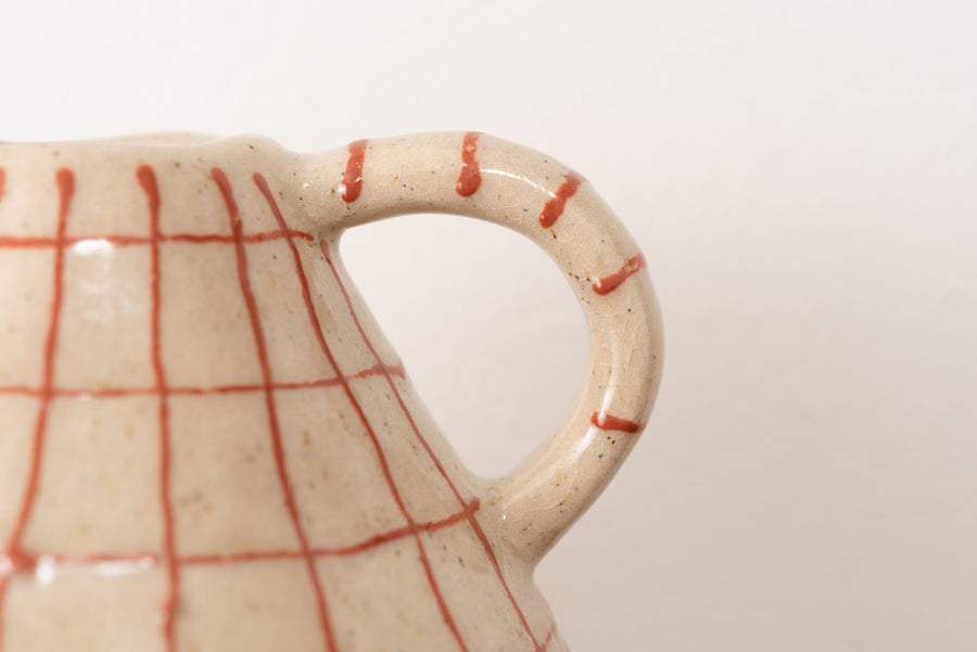 フラワーベース ベージュ