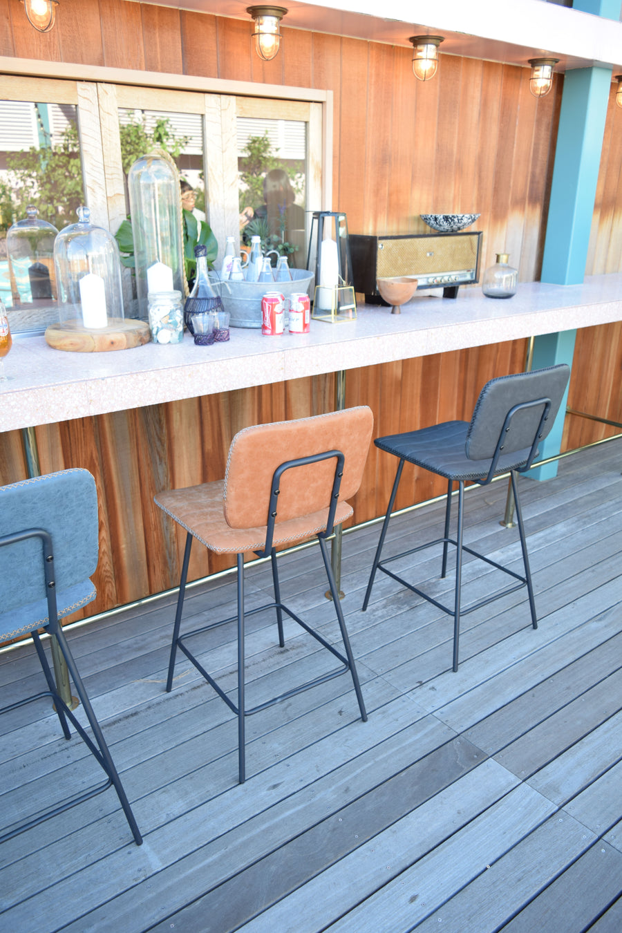 ハイチェア ネイビー